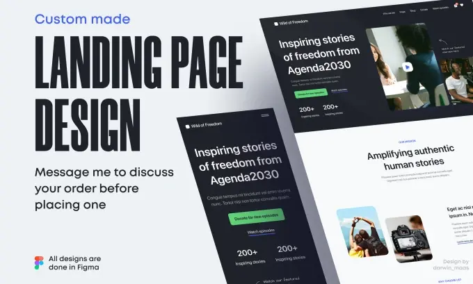 landing page